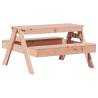 Kid's Wooden Picnic Table - Solid Douglas Wood | Hipomarket