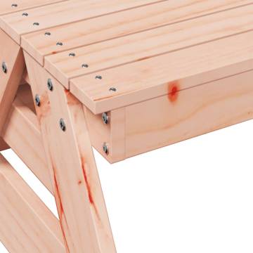 Kid's Wooden Picnic Table - Solid Douglas Wood | Hipomarket