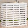 Outdoor Bar Table White 113.5x50x103 cm Solid Wood Pine Colour white Size 113,5 x 50 x 103 cm Quantity in Package 1 