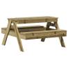 Kids Picnic Table 88x97cm - Impregnated Pine Wood