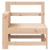 Garden Armrest Sofa - Solid Pine Wood - 69x62x70.5 cm