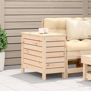 Garden Footstool - Solid Pine 62x31.5x52 cm | Hipo Market