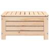 Solid Wood Pine Garden Footstool with Cushion - Hipomarket