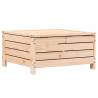 Solid Wood Pine Garden Footstool with Cushion - Hipomarket