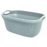 Curver Laundry Basket Knit 40L Light Blue - Stylish & Functional