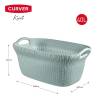 Curver Laundry Basket Knit 40L Light Blue - Stylish & Functional