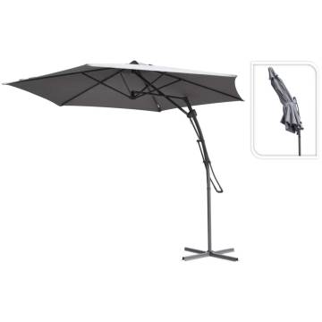 ProGarden Hanging Parasol Grey 300 cm - Stylish Outdoor Shade