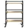 Sonoma Oak Kitchen Trolley - Stylish & Functional Storage