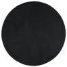 Rug OVIEDO Short Pile Black Ø 100 cm | Comfort & Style