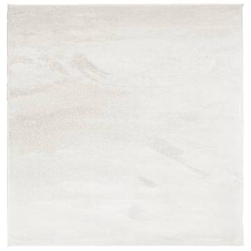 Rug OVIEDO Short Pile Beige 240x240 cm - Comfort & Style