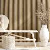 Noordwand Botanica Wooden Slats Wallpaper - Brown & Oak