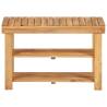 Shoe Rack 70x32x46 cm - Solid Acacia Wood | Hipomarket