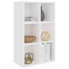 White Book Cabinet/Sideboard - 66x30x98 cm Engineered Wood