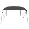 4 Bow Bimini Top Anthracite - Premium Boat Canopy 243x210 cm