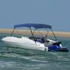 3 Bow Bimini Top Blue - Durable UV & Weather Resistant Canopy