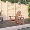 Garden Adirondack Chair with Table HDPE Brown Colour brown Quantity in Package 1 Model armchair + table 