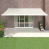 Retractable Awning Cream 5x3 m Fabric and Aluminium Colour cream (white frame) Size 5 x 3 m Quantity in Package 1 