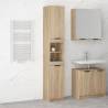 Bathroom Cabinet Sonoma Oak 32x34x188.5 cm Engineered Wood Colour sonoma oak Quantity in Package 1 Number of 