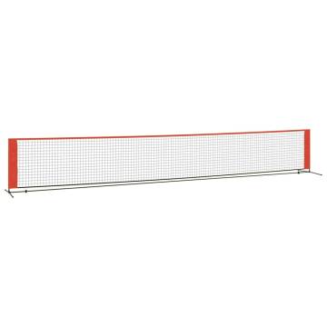 Tennis Net Black & Red 600x100 cm - Durable Polyester