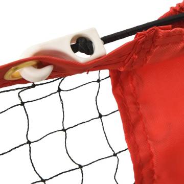 Tennis Net Black & Red 600x100 cm - Durable Polyester