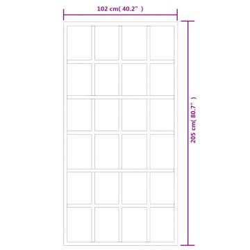 Elegant Sliding Door with Hardware Set - ESG Glass & Aluminium