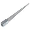 Ground Spikes 6 pcs Silver Galvanised Steel - Durable & Practical