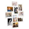 Collage Photo Frame for 10x(10x15 cm) Picture White MDF Colour white Size 10 x (10 x 15 cm) Quantity in Package 1 