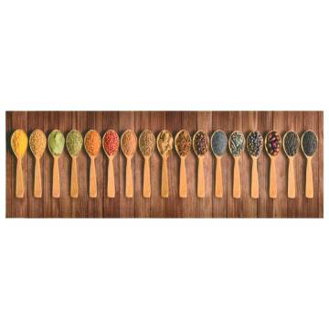 Kitchen Carpet Washable Spoons 60x300 cm - Stylish & Practical