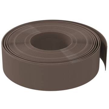 Durable Brown Garden Edging - 10m x 15cm | HipoMarket