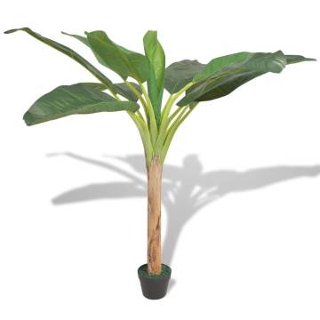 Artificial Banana Tree Plant with Pot - 150 cm Green