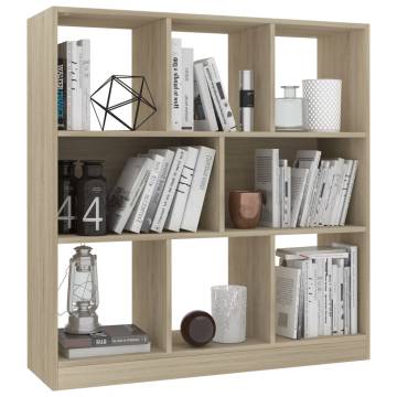 Book Cabinet Sonoma Oak - Stylish Storage | HipoMarket