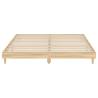 Sonoma Oak Bed Frame 120x200 cm - Quality Engineered Wood