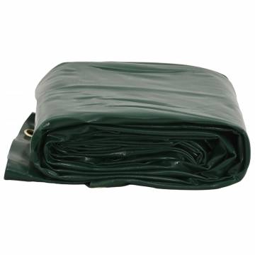 Heavy-Duty Green Tarpaulin Ø 5m - 650 g/m² | HipoMarket