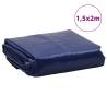 Heavy-Duty Tarpaulin Blue 1.5x2m - Durable & Versatile