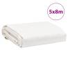 Tarpaulin White 5x8 m - Durable & Water-Resistant Cover