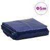 Heavy-Duty Blue Tarpaulin Ø 5m - 650 g/m² | HipoMarket