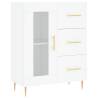 Elegant Highboard in White - 69.5x34x180 cm Engineered Wood