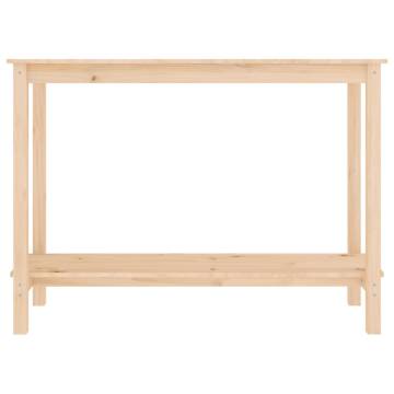 Stylish Solid Wood Console Table - 110x40x80 cm