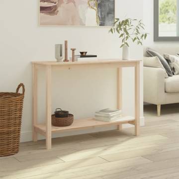 Stylish Solid Wood Console Table - 110x40x80 cm