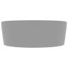 Luxury Matt Light Grey Ceramic Wash Basin 36x13 cm - Hipomarket