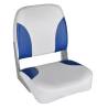 Boat Seats 2 pcs Foldable Backrest - Blue-White | Hipo Market