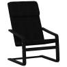 Relaxing Chair Black Fabric - Stylish Comfy Armchair | HipoMarket