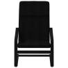 Relaxing Chair Black Fabric - Stylish Comfy Armchair | HipoMarket