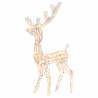 Acrylic Reindeer Christmas Decorations - 3 pcs Multicolour