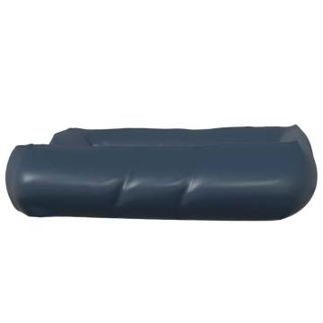 Luxury Dark Blue Dog Bed 105x80 cm - Faux Leather