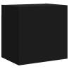 TV Wall Cabinets 2 pcs Black - Space-Saving Solution