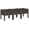 Garden Planter with Legs Brown 120x40x42 cm - HipoMarket