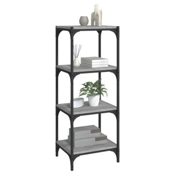 Book Cabinet Grey Sonoma - Stylish Storage Solution