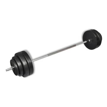 60 kg Barbell with Plates Set for Home Fitness | HipoMarket