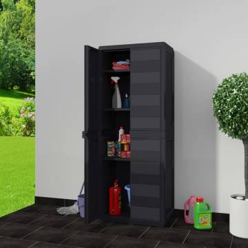 Garden Storage Cabinet with 3 Shelves - Durable & Stylish